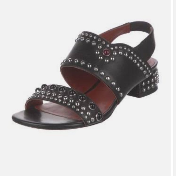 3.1 Phillip Lim Shoes - Phillip Lim 3.1 Studded Black leather Sandals Size 38